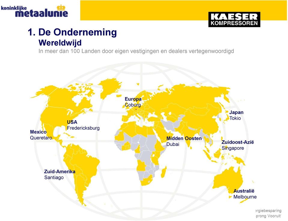 USA Fredericksburg Midden Oosten Dubai Japan Tokio Zuidoost-Azië