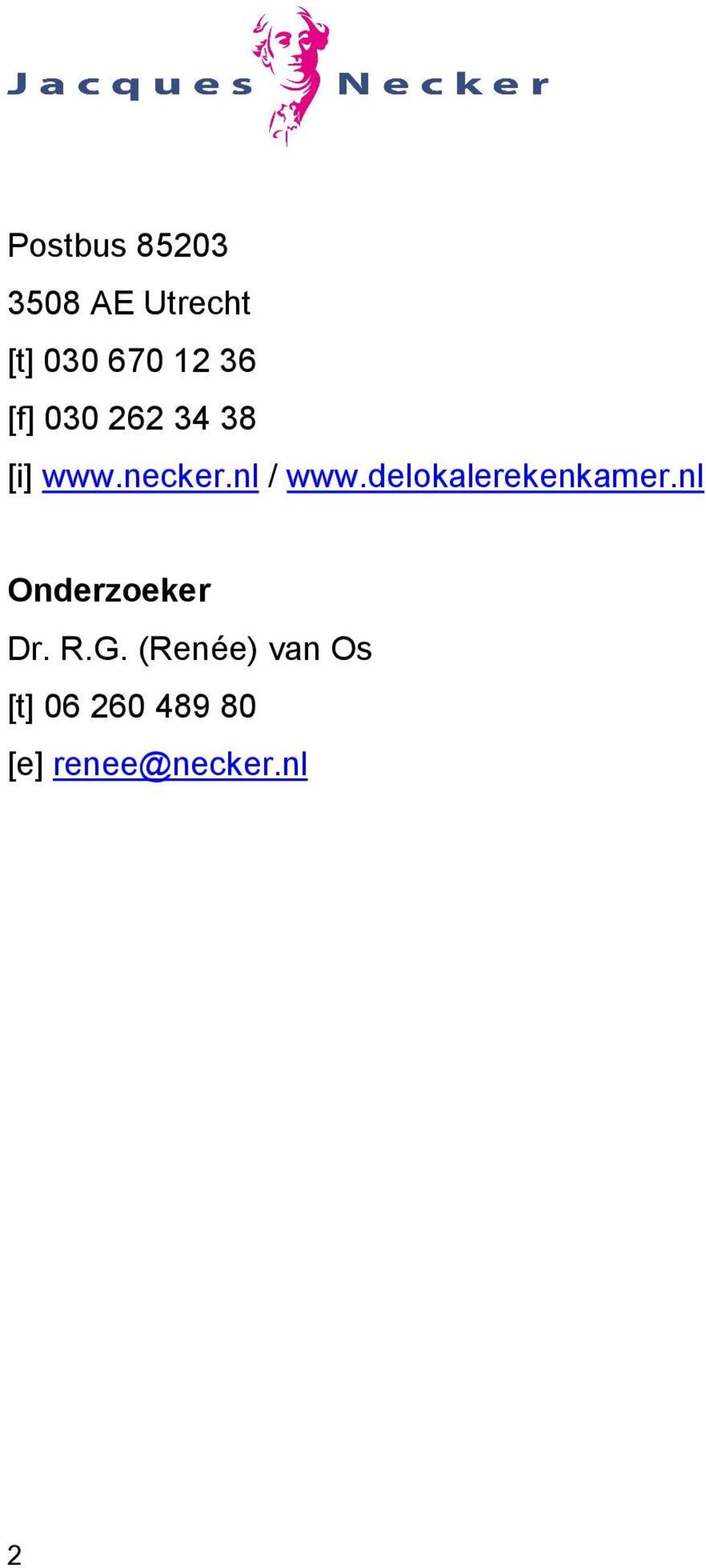 delokalerekenkamer.nl Onderzoeker Dr. R.G.