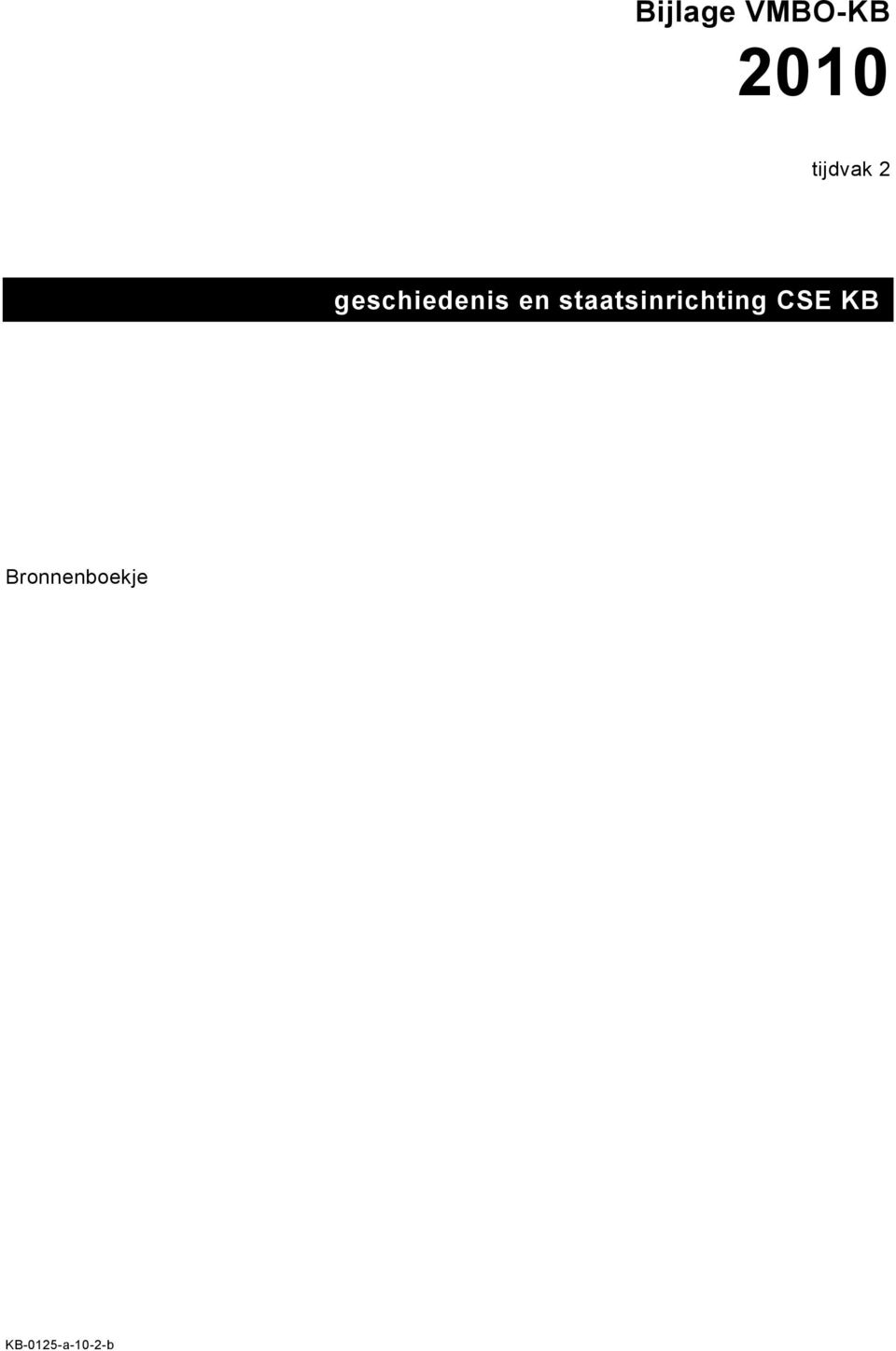 staatsinrichting CSE KB