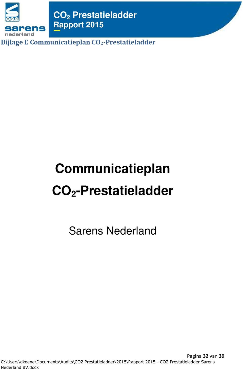 Communicatieplan CO 2