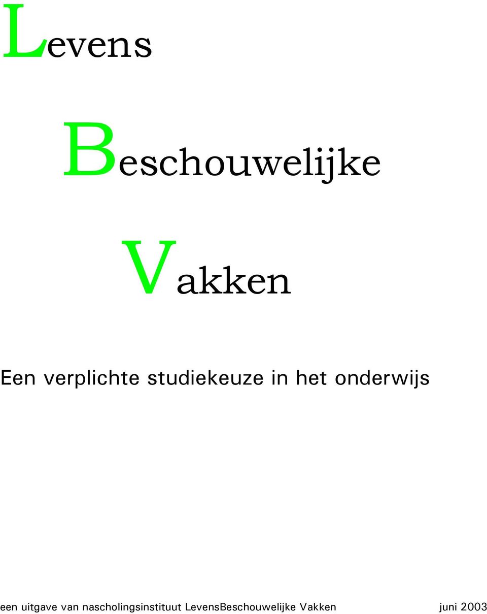 onderwijs een uitgave van