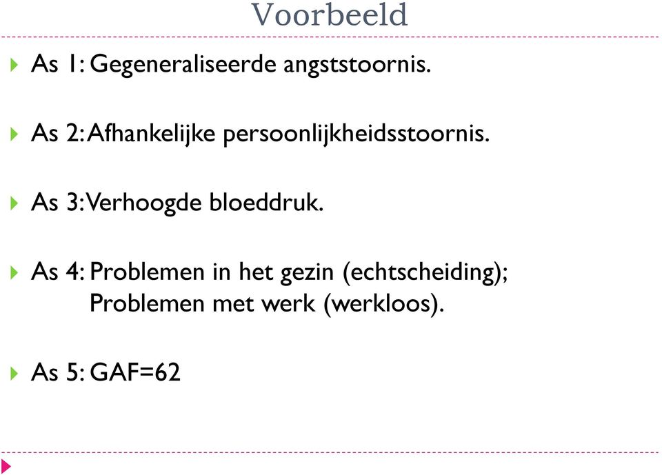 As 3: Verhoogde bloeddruk.