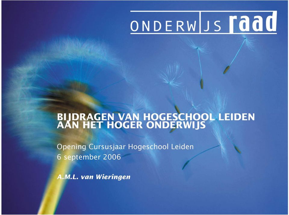 Cursusjaar Hogeschool Leiden 6