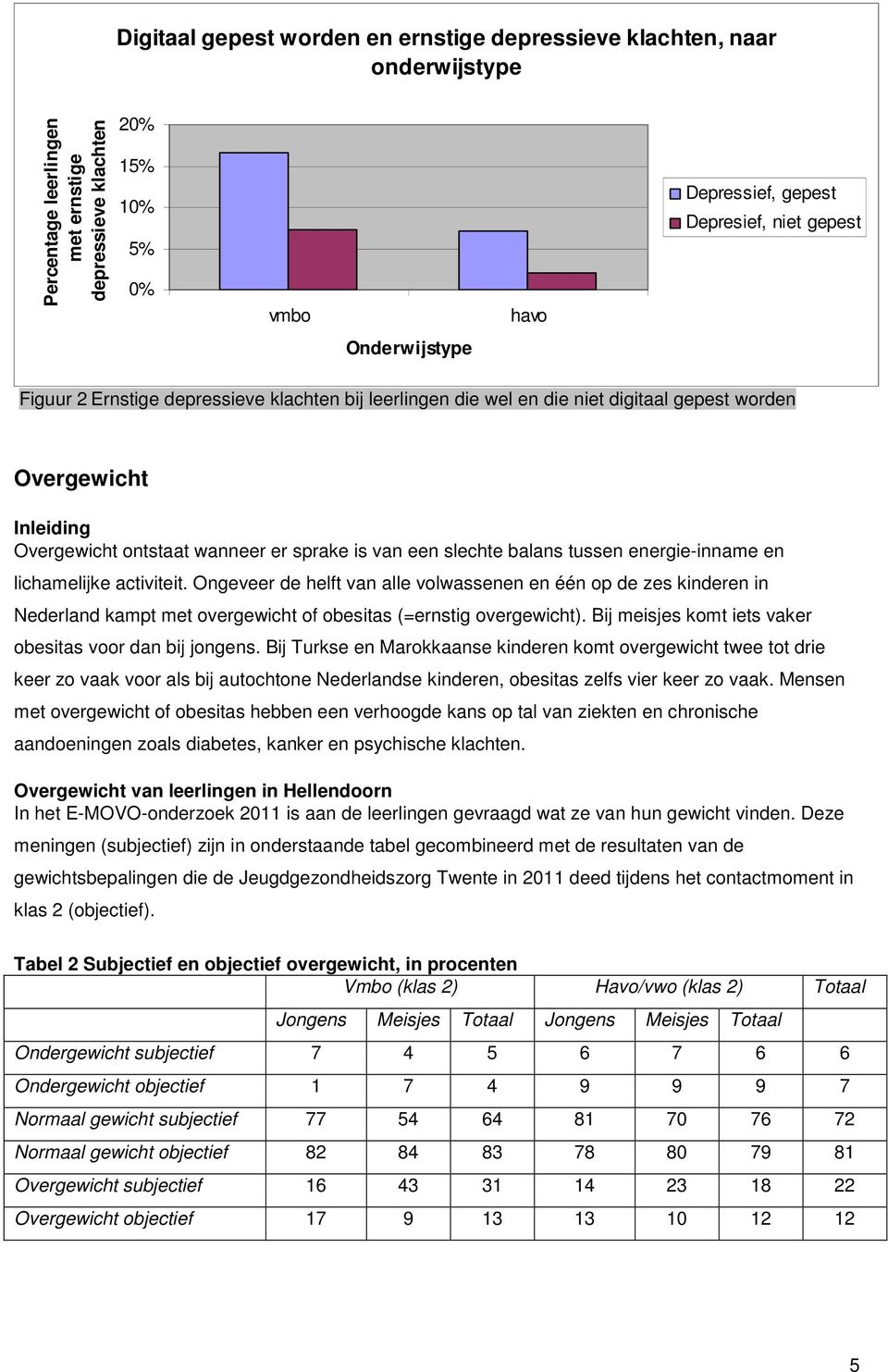 balans tussen energie-inname en lichamelijke activiteit. Ongeveer de helft van alle volwassenen en één op de zes kinderen in Nederland kampt met overgewicht of obesitas (=ernstig overgewicht).