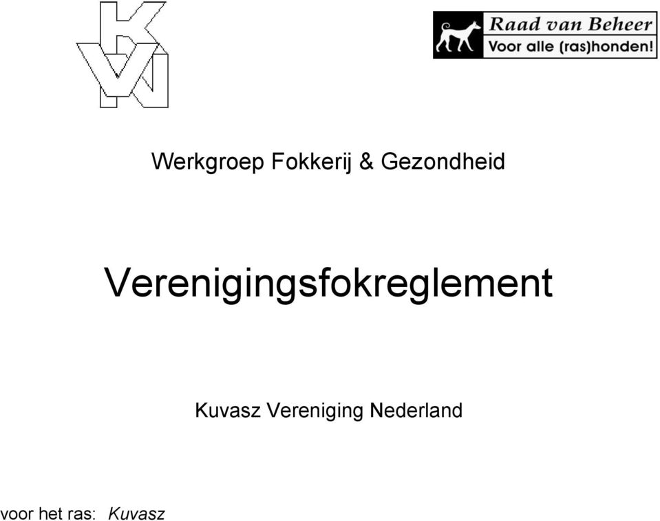 Verenigingsfokreglement