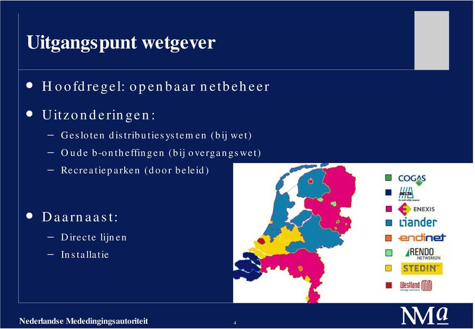 b-ontheffingen (bij overgangswet) Recreatieparken (door