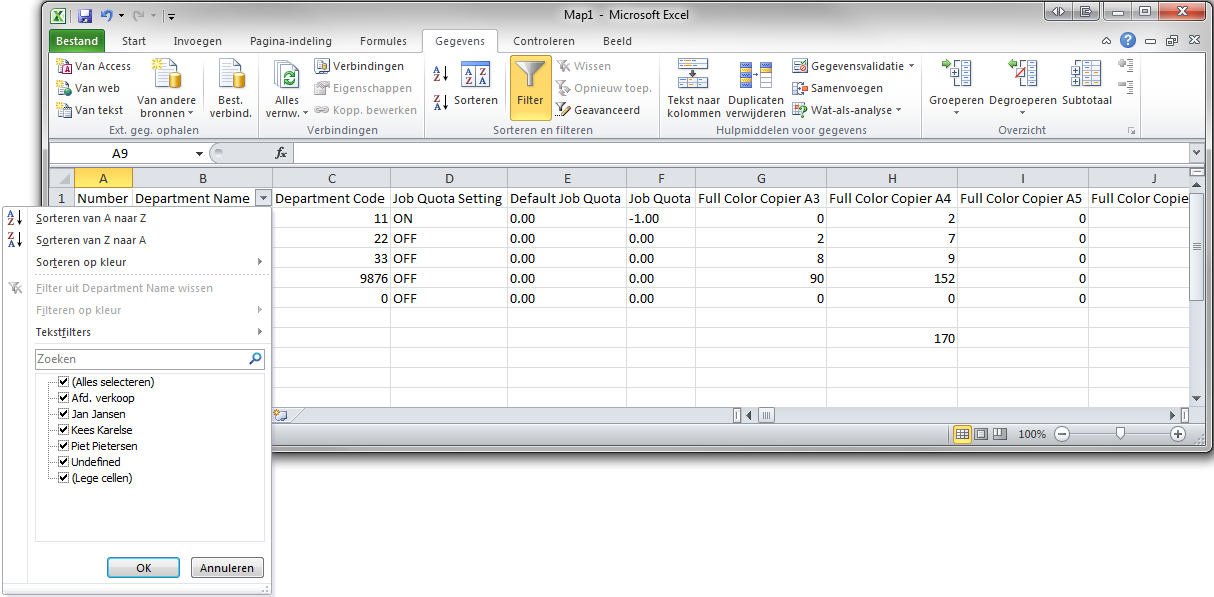Het bestand is nu in MS Excel te openen.