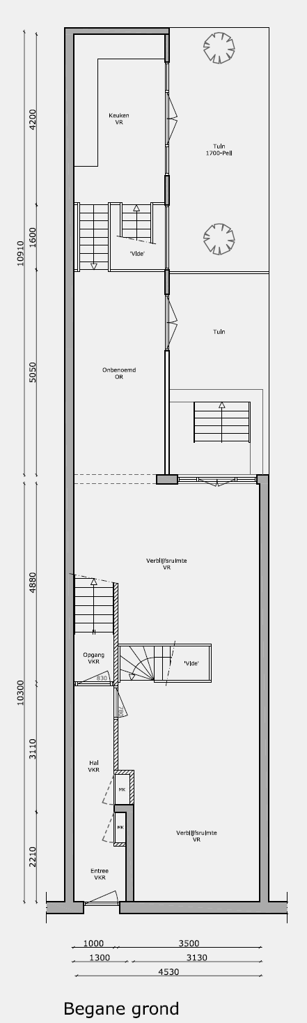 Bijlage IV: plattegrond begane grond N.B.: Deze plattegrond is bedoeld om