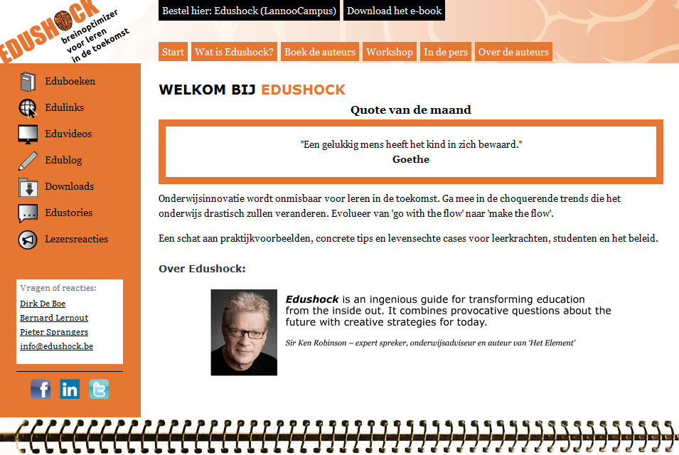 Meer informatie via de Edushock sociale