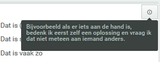 2. Je krijgt een scherm te zien met een stelling en vier antwoordmogelijkheden. Klik een antwoord aan. De volgende stelling verschijnt automatisch in beeld.