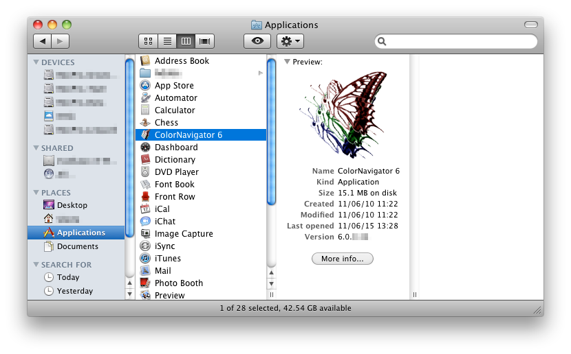 6. ColorNavigator Mac OS X Windows Windows 8 / Windows 7 / Windows Vista Windows XP Windows 8 / Windows 7/ Windows Vista Voor de gebruiksaanwijzing wordt verwezen naar de "Naslaggids" en naar de