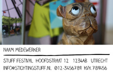 Design handboek Stuff Festival 17 / 12 / 15 Versie 1 In opdracht