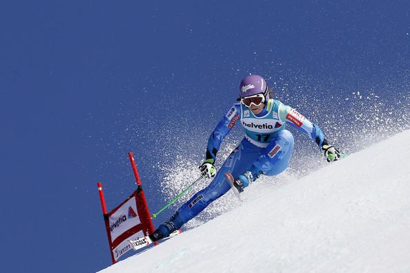 Sport Tina Maze wint brons in Alpine