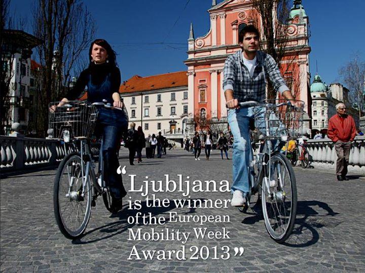 Maart Ljubljana wint Europese mobiliteitsweek