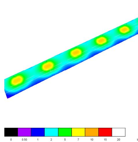 Door in de toekomst LED toe te passen en verzinkte masten zal er niet meer geschilderd hoeven worden er zal 1x per 6 jaar een schoonmaakronde nodig zijn om de armaturen schoon te maken.