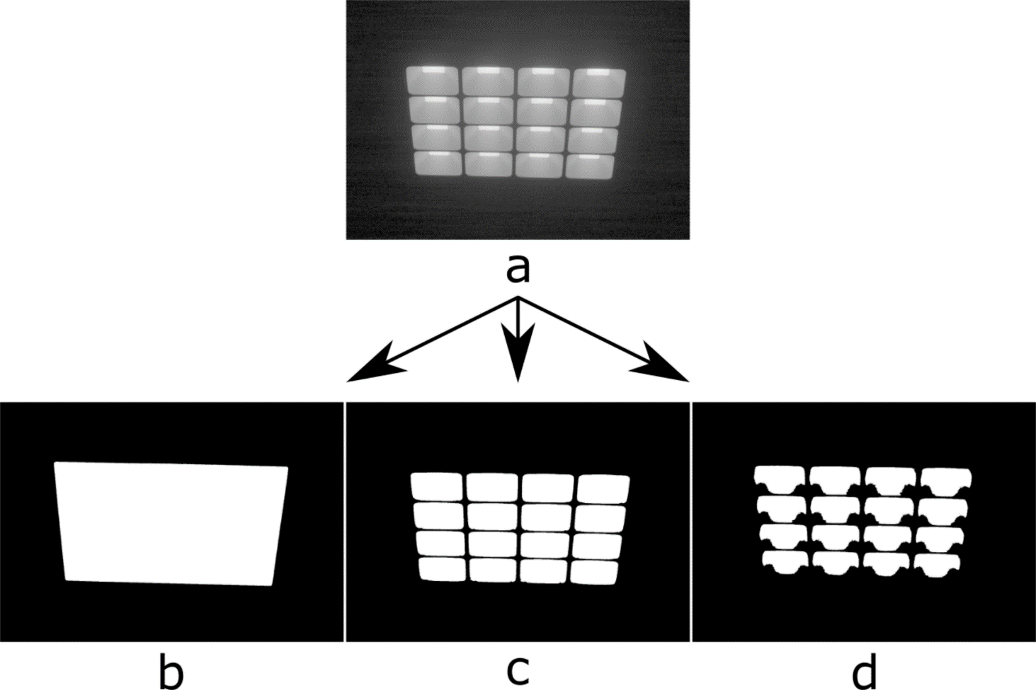 Opsplitsen van een niet-uniform verlichtingstoestel in verschillende lichtelementen Beschouw