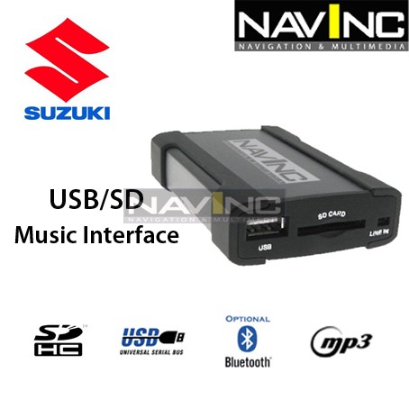 Suzuki USB/SD interface 14-pins wisselaar aansluiting Art.