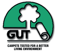 De labels op het vlak van VOS-emissies Het "GUT"-label Heeft betrekking op tapijten Duits privélabel, opgericht in 1990, evolutie naar Europese organisatie rond 1995 Dekt de volledige levenscyclus