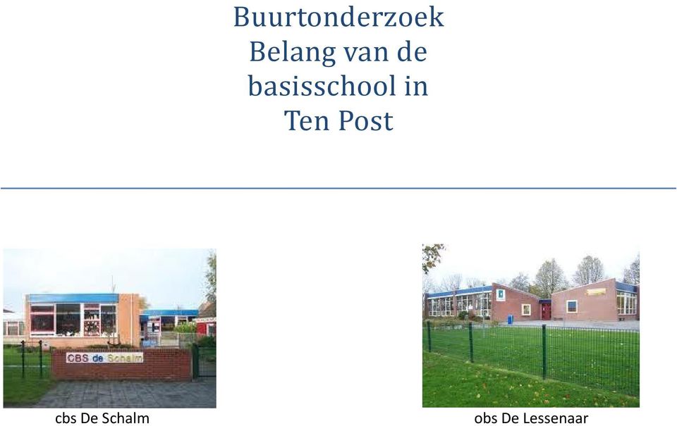 basisschool in Ten