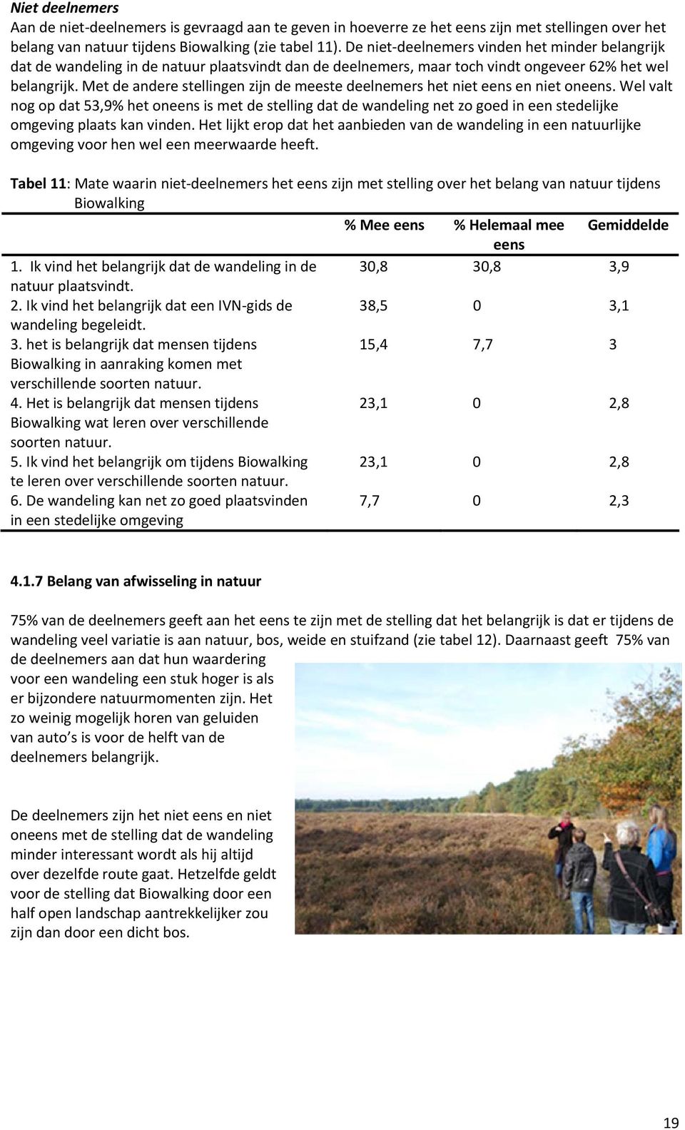 Met de andere stellingen zijn de meeste deelnemers het niet eens en niet oneens.