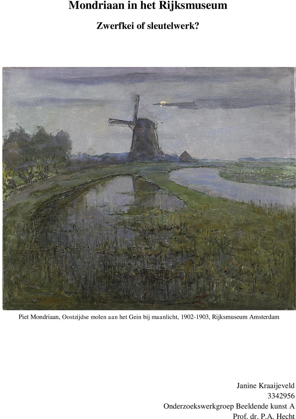 maanlicht, 1902-1903, Rijksmuseum Amsterdam Janine