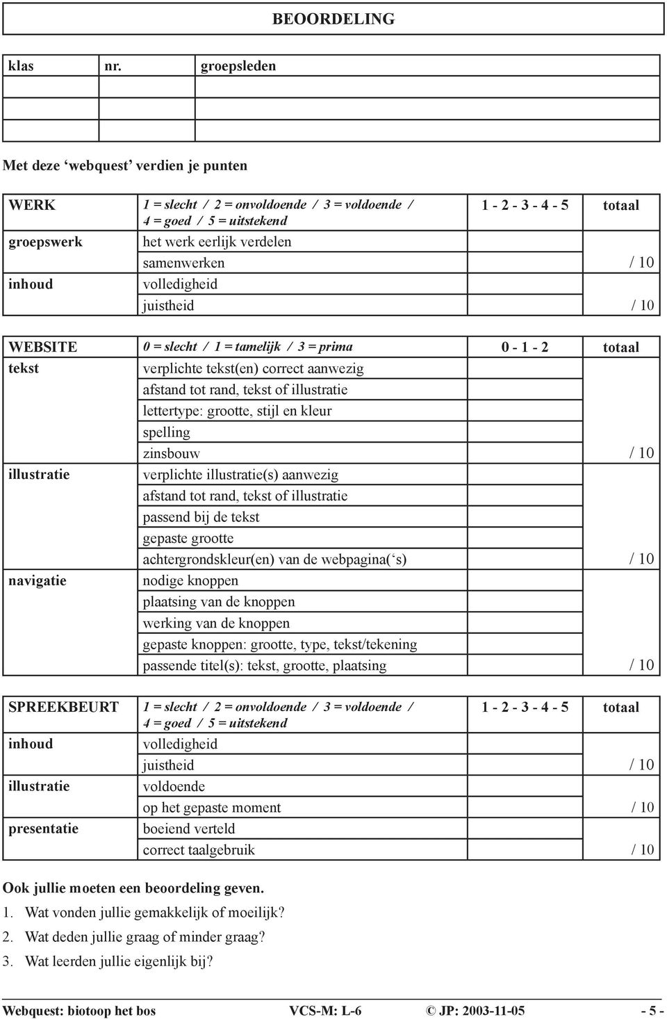 juistheid 1-2 - 3-4 - 5 totaal WEBSITE 0 = slecht / 1 = tamelijk / 3 = prima 0-1 - 2 totaal tekst verplichte tekst(en) correct aanwezig afstand tot rand, tekst of illustratie lettertype: grootte,