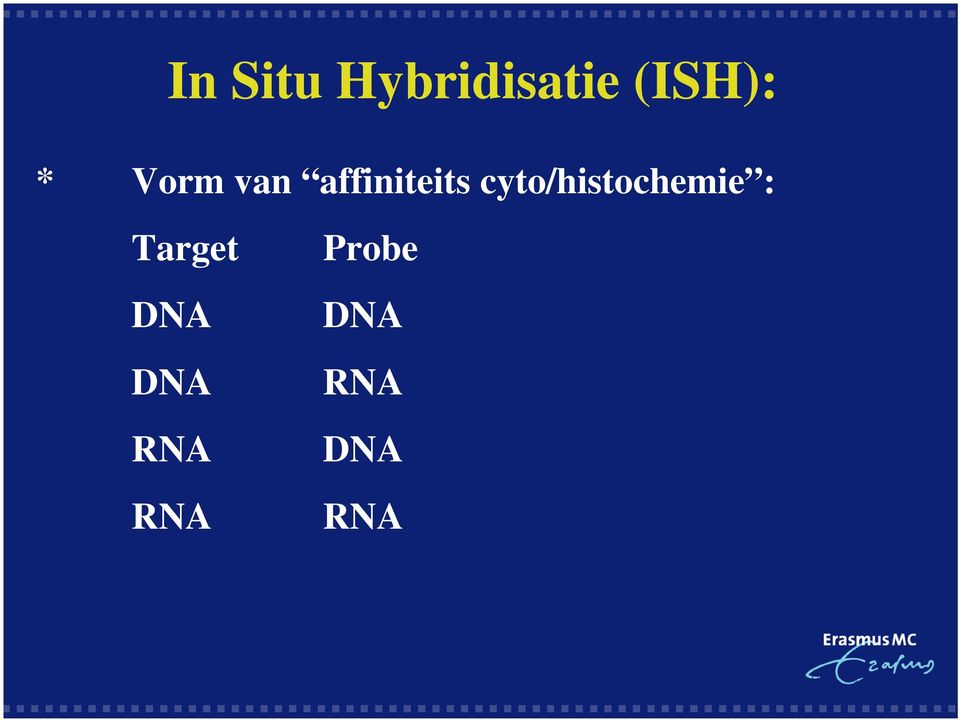 cyto/histochemie : Target