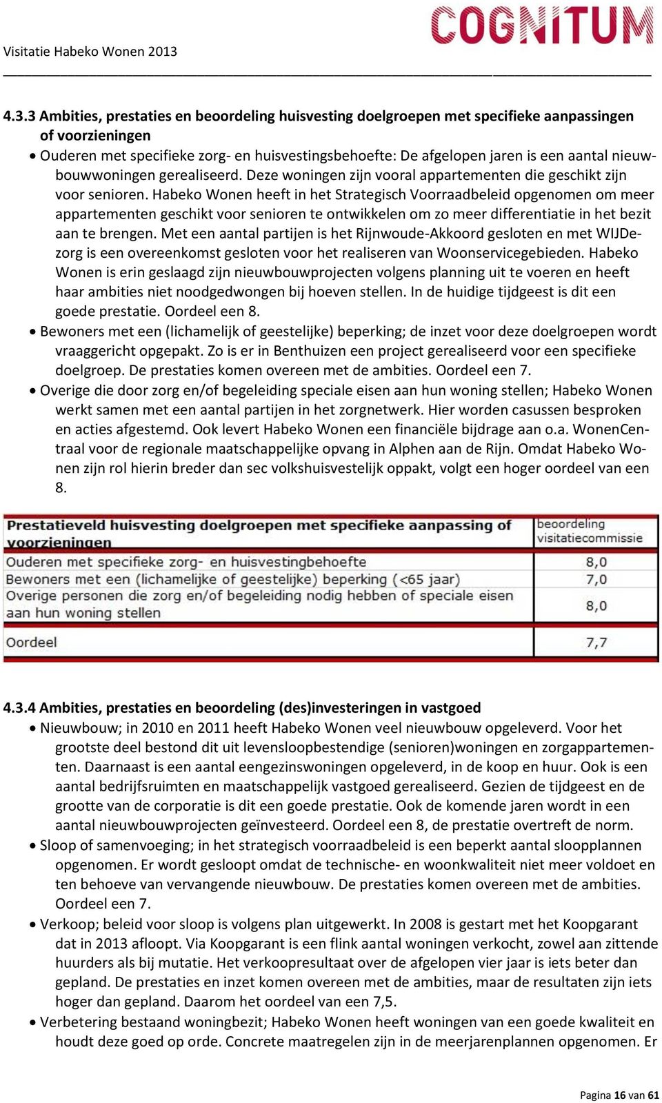 Habeko Wonen heeft in het Strategisch Voorraadbeleid opgenomen om meer appartementen geschikt voor senioren te ontwikkelen om zo meer differentiatie in het bezit aan te brengen.