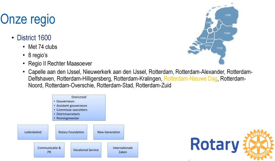 Rotterdam-Alexander, Rotterdam- Delfshaven, Rotterdam-Hilligersberg,