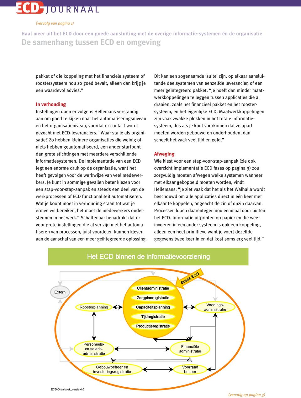 Waar sta je als organisatie? Zo hebben kleinere organisaties die weinig of niets hebben geautomatiseerd, een ander startpunt dan grote stichtingen met meerdere verschillende informatiesystemen.