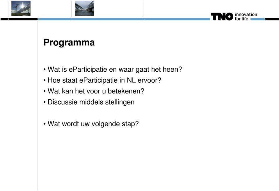 Hoe staat eparticipatie in NL ervoor?