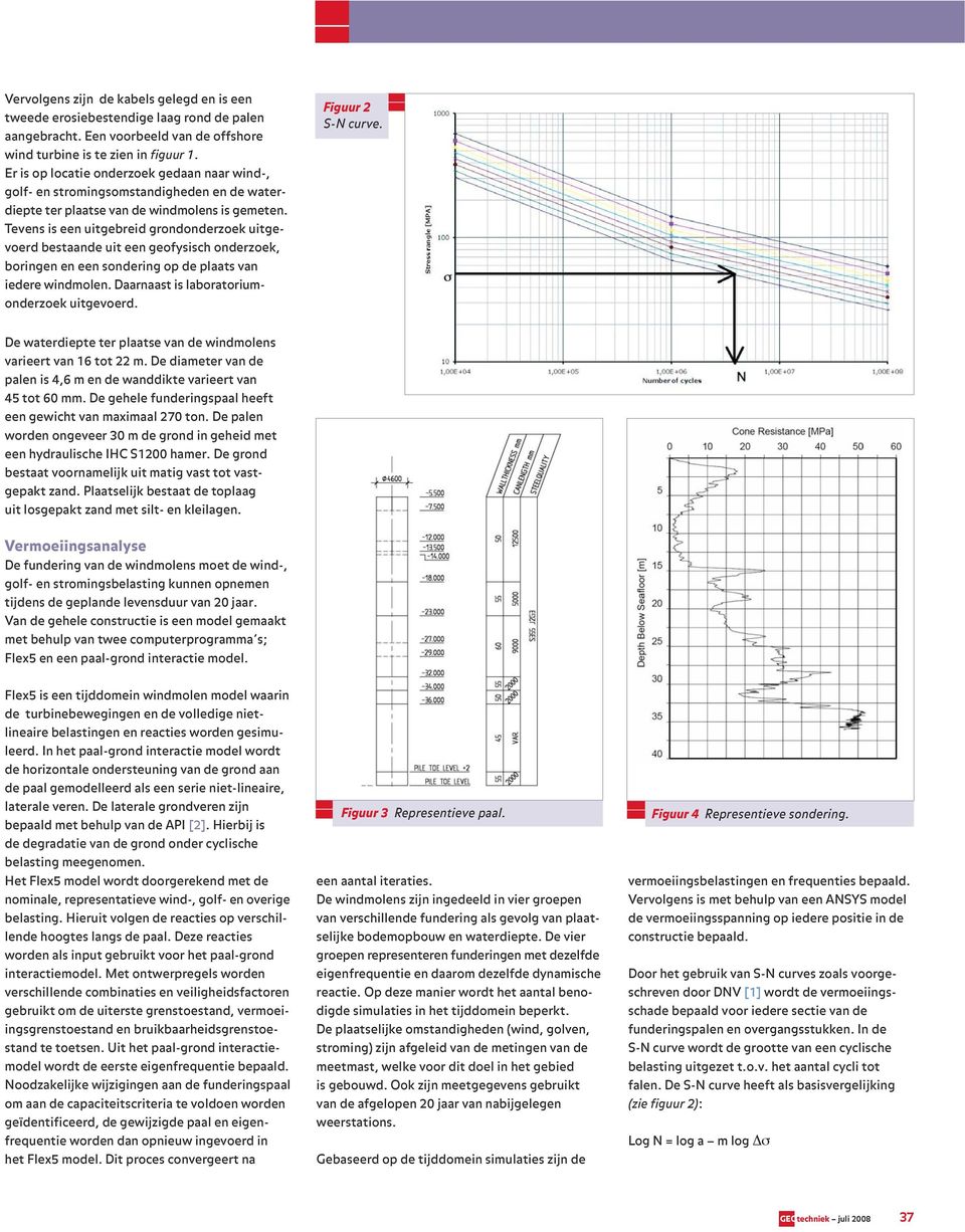 Tevens is een uitgebreid grondonderzoek uitgevoerd bestaande uit een geofysisch onderzoek, boringen en een sondering op de plaats van iedere windmolen. Daarnaast is laboratoriumonderzoek uitgevoerd.