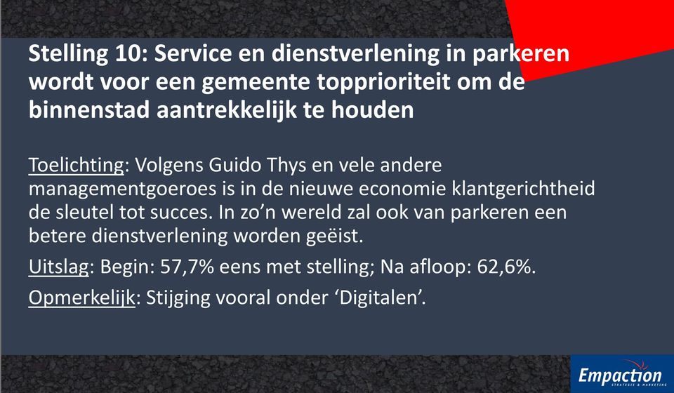 economie klantgerichtheid de sleutel tot succes.