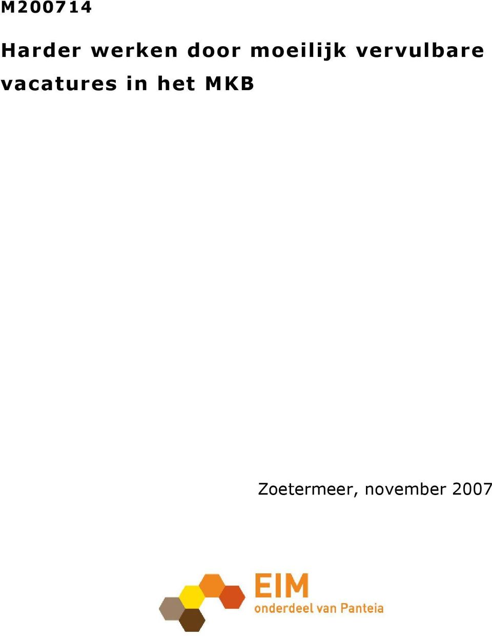 vervulbare vacatures in