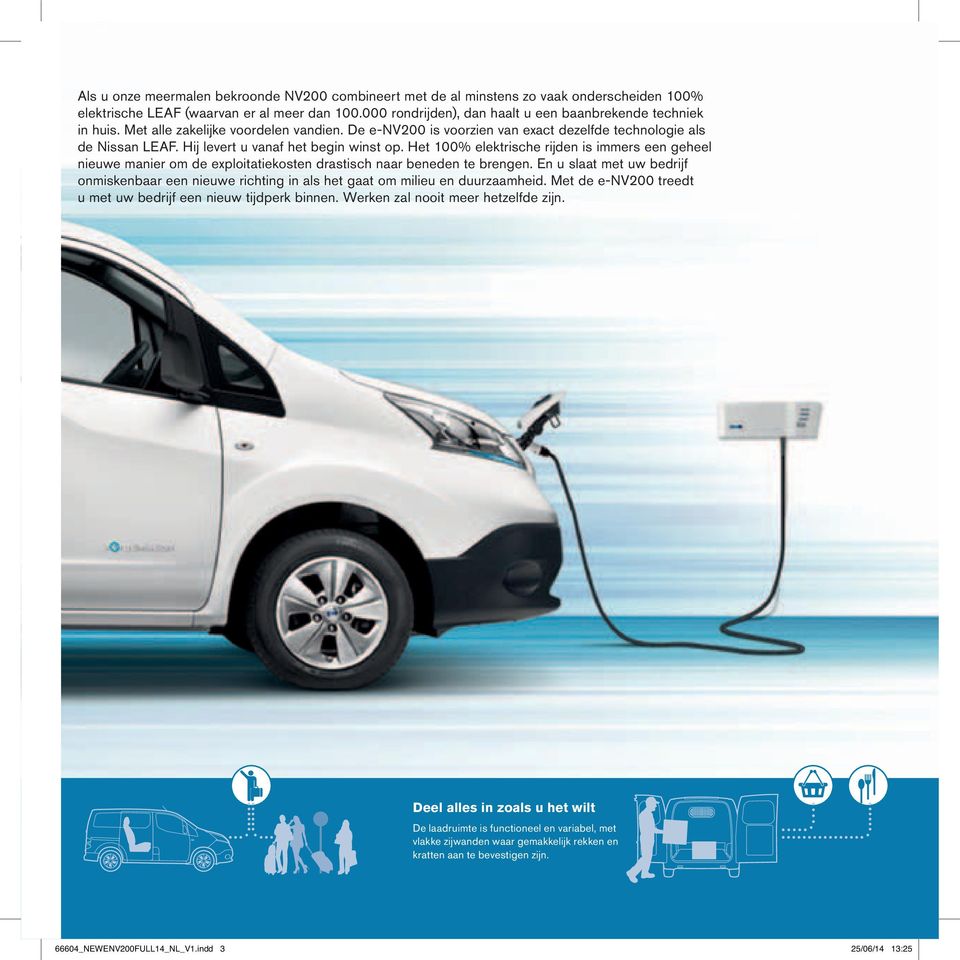 Hij levert u vanaf het begin winst op. Het 100% elektrische rijden is immers een geheel nieuwe manier om de exploitatiekosten drastisch naar beneden te brengen.