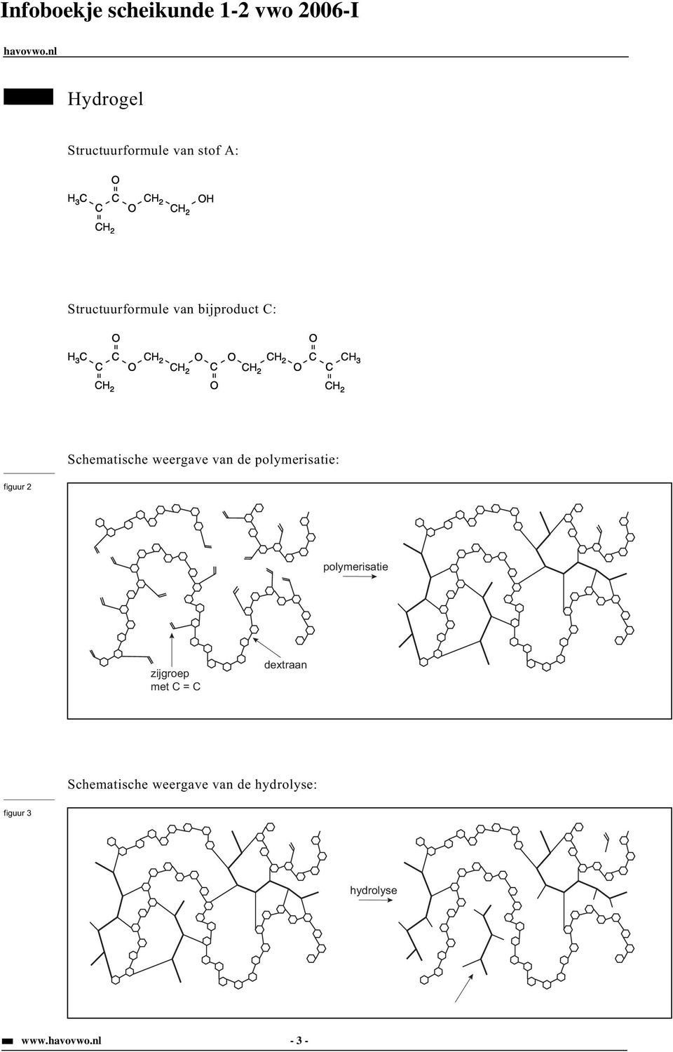 Schematische weergave van de polymerisatie: figuur 2 polymerisatie