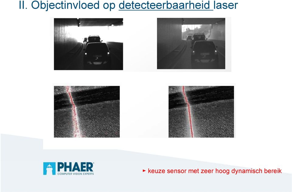laser keuze sensor