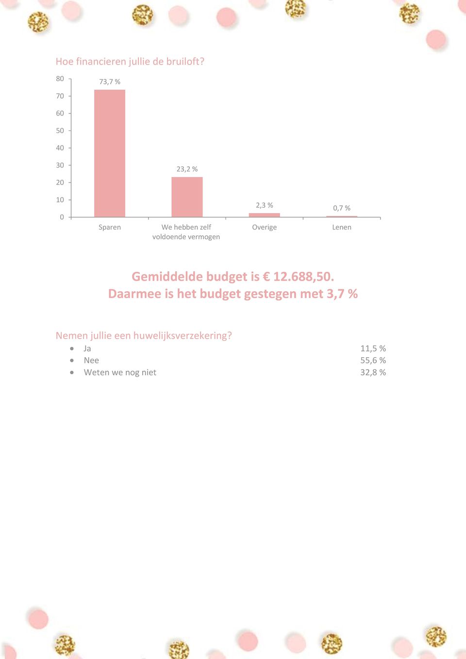 %,7 % Overige Lenen Gemiddelde budget is 12.688,.