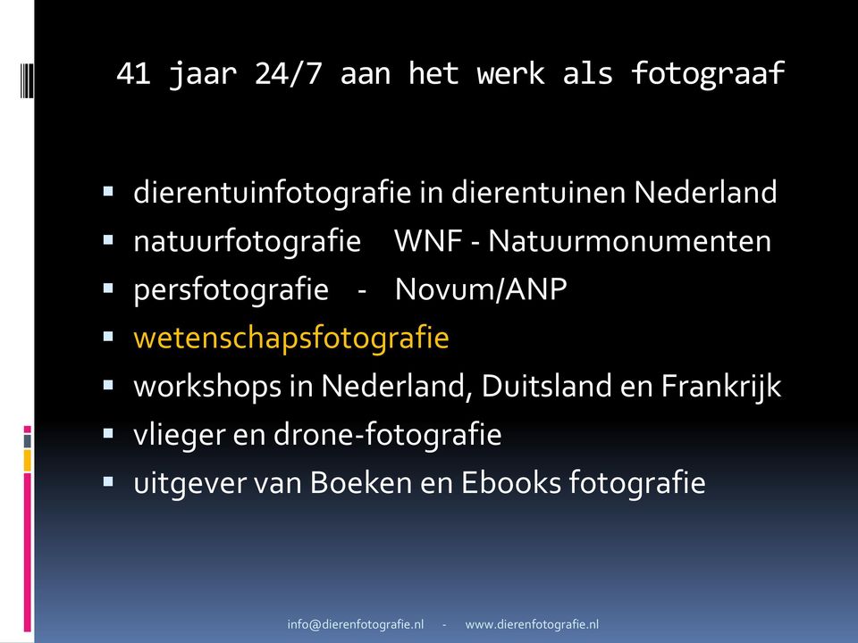 persfotografie - Novum/ANP wetenschapsfotografie workshops in Nederland,