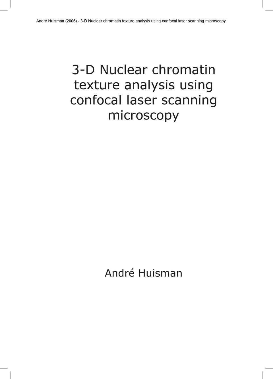 confocal laser scanning