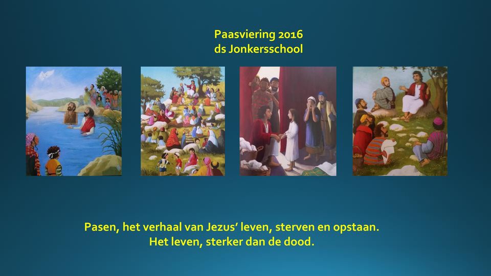 verhaal van Jezus leven,