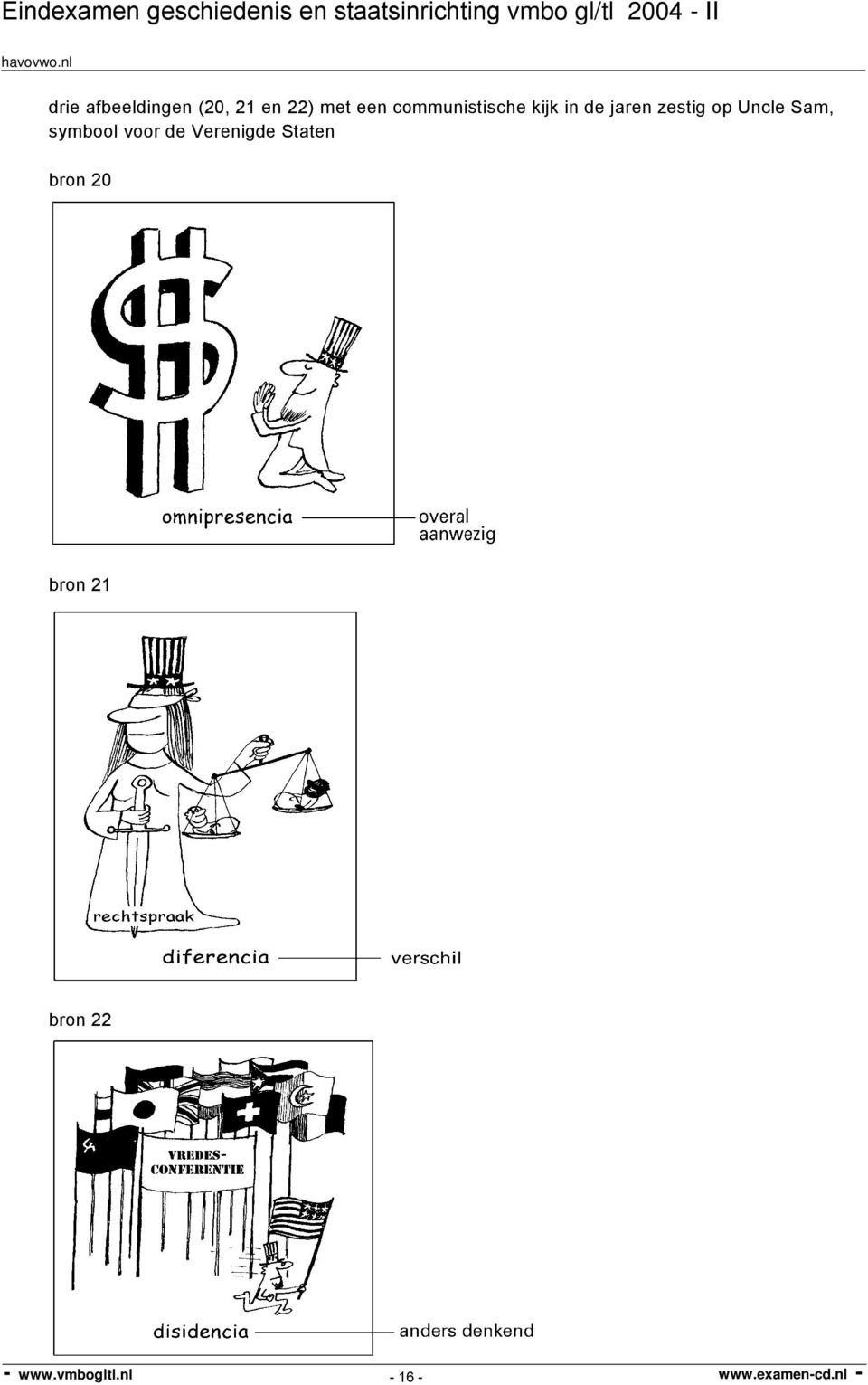 zestig op Uncle Sam, symbool voor de