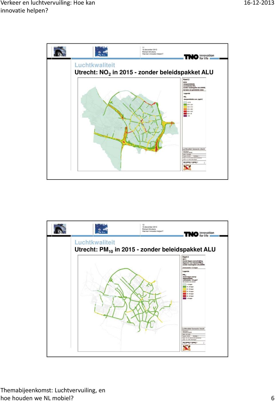 Utrecht: PM 10 in 2015 - zonder