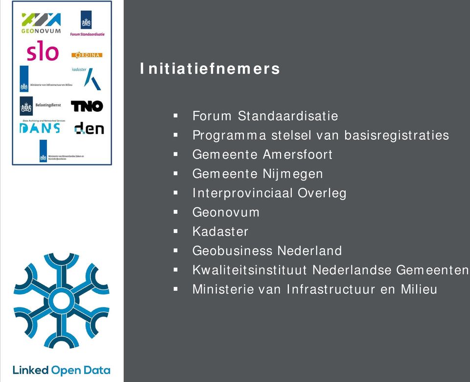 Interprovinciaal Overleg Geonovum Kadaster Geobusiness Nederland