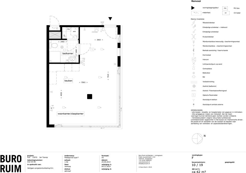 / OPMERKIGE Plattegrond type