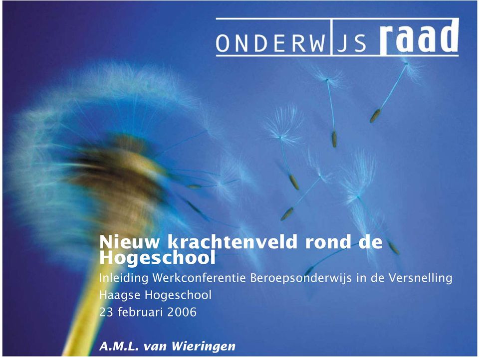 Beroepsonderwijs in de Versnelling