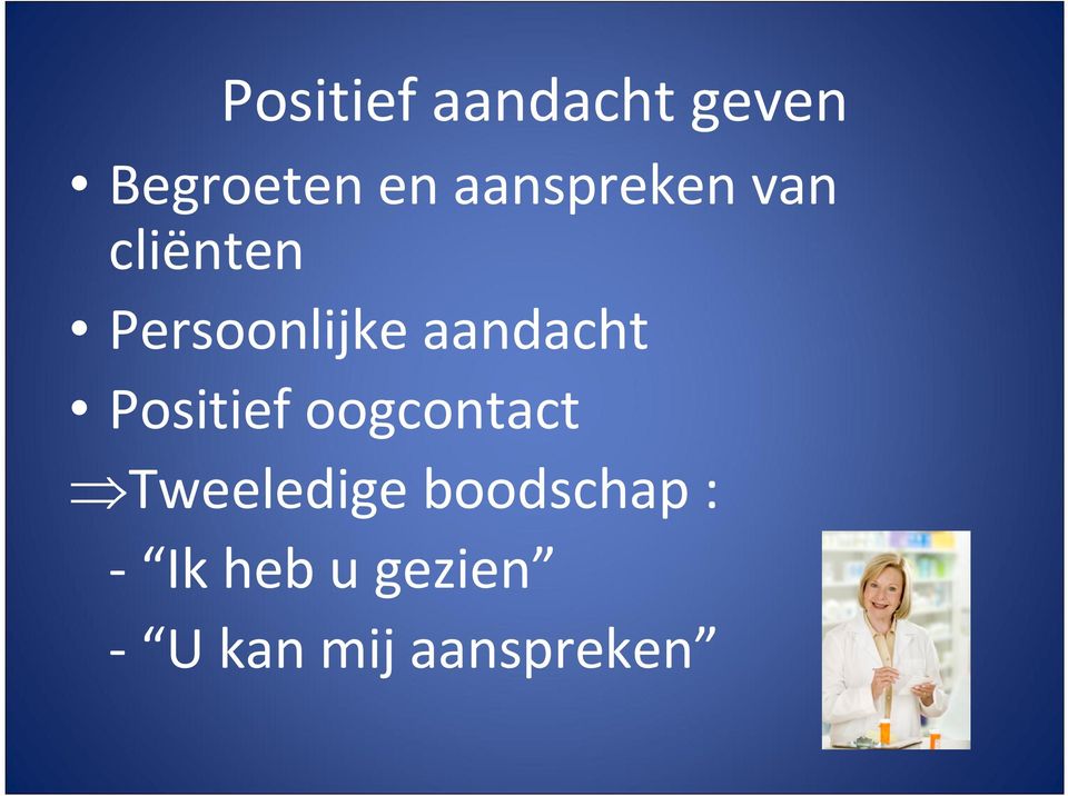 aandacht Positief oogcontact Tweeledige