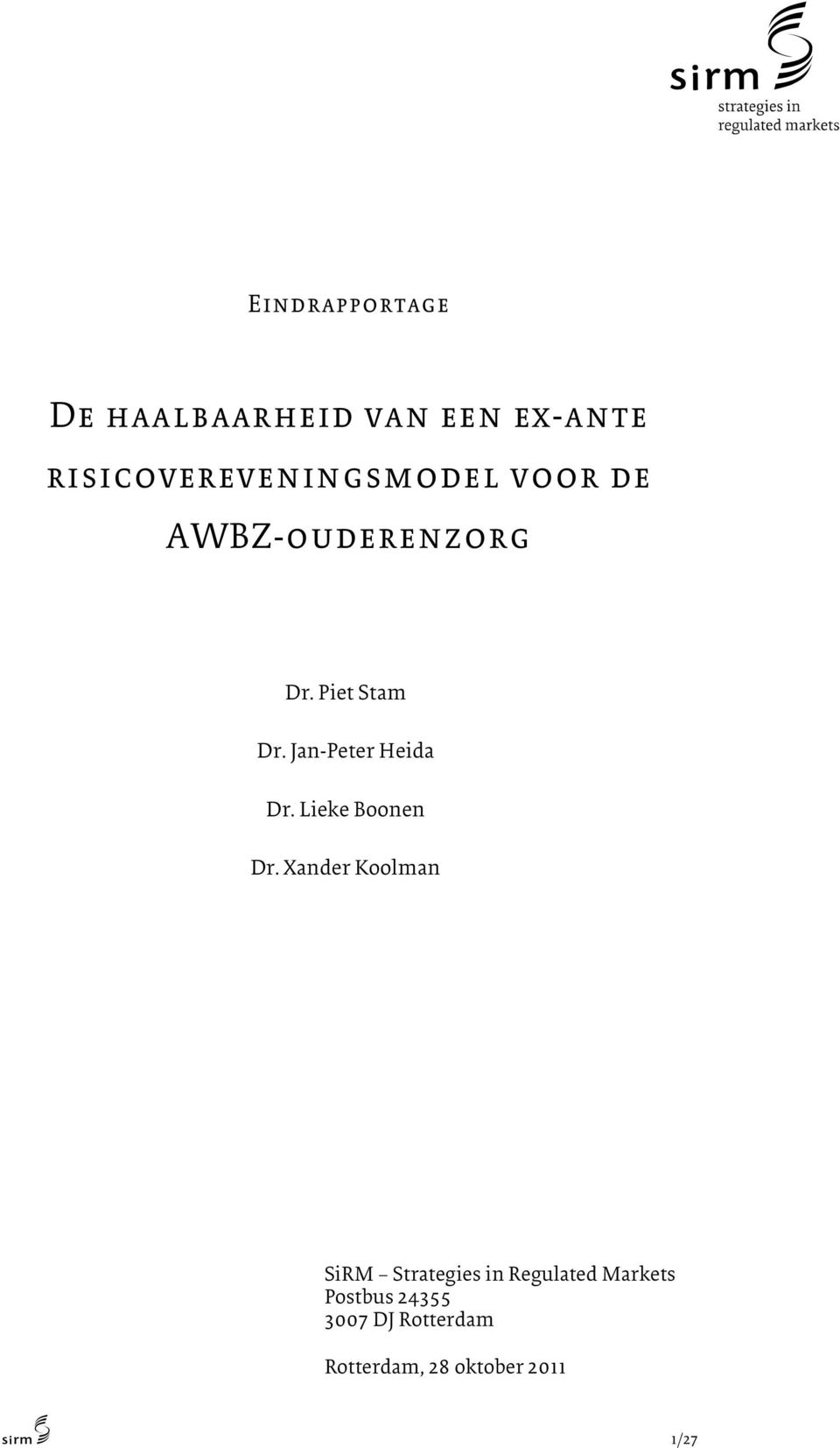 Jan-Peter Heida Dr. Lieke Boonen Dr.
