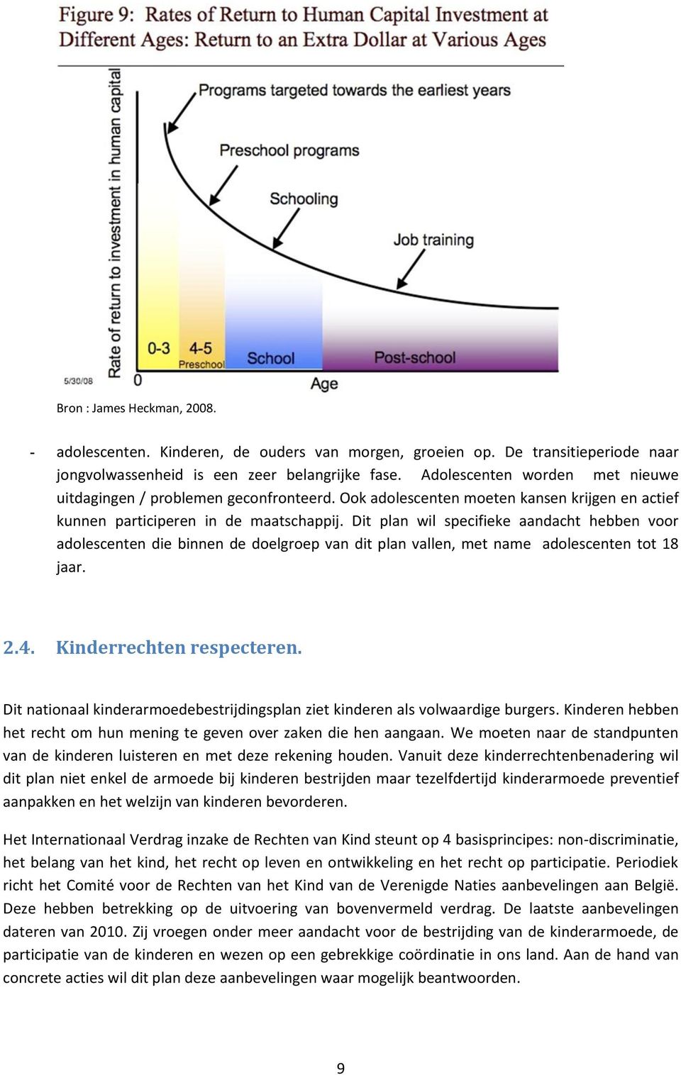 Dit plan wil specifieke aandacht hebben voor adolescenten die binnen de doelgroep van dit plan vallen, met name adolescenten tot 18 jaar. 2.4. Kinderrechten respecteren.