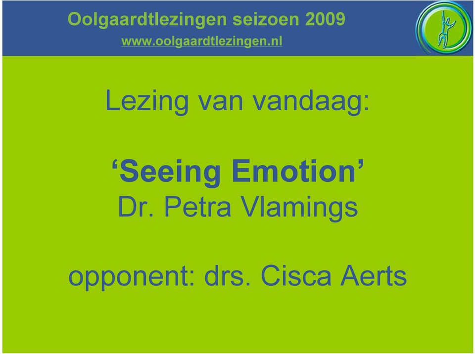 nl Lezing van vandaag: Seeing